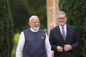 UK Prime Minister Keir Starmer with modi 